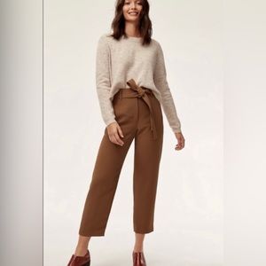 Wilfred Brown Straight Leg Pants